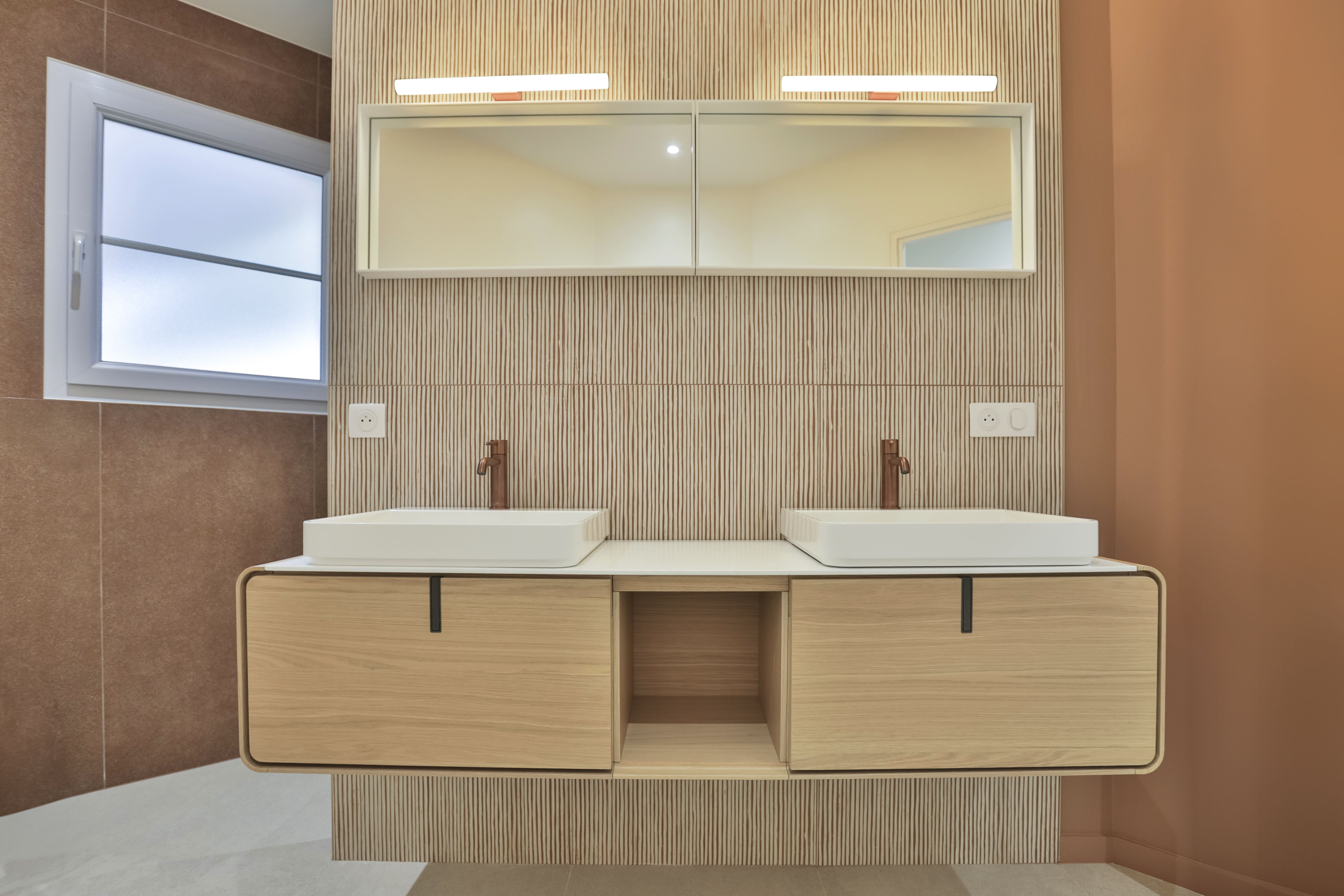 Salle de bain Chaleur Terracotta